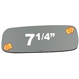 1983-1987 VOLVO 740 Flat, Driver Side Replacement Mirror Glass by Automotive Mirror Glass