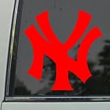 NEW YORK YANKEES Red Decal NY Car Truck Window Red Sticker
