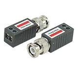 Buy 10 COAX CAT5 TO Camera CCTV BNC VIDEO BALUN Transciever. BNC to UTP CAT5 2000ft... by Gw&node=172282