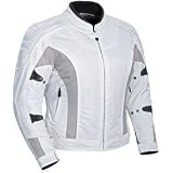 TOURMASTER CORTECH LRX 2 WOMENS MOTORCYCLE JACKET WHITE at Tour Master