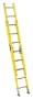 Louisville Ladder FE1716 Fiberglass Extension Ladder, Type I, 16 Feet, 250 Pound Duty Rating