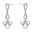 Sterling Silver CZ Fashion Earrings
