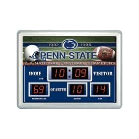 Penn State Nittany Lions 14 x 19 LED Scoreboard Clock and Thermometer