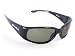 Bolle Fusion Habu Sunglasses,Shiny Black/TNS
