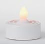Club Pack Of 48 White Battery Operated LED Tea Light Candles #28853