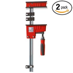 Bessey KR3.524 24-inch K Body REVO Fixed Jaw Parallel Clamp, 2-Pack