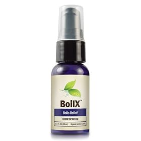 BoilX Natural Boil Treatment - Homeopathic Boil Relief Product Removes Boils on Skin ~ 1 Bottle