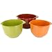 Trudeau Melamine Mixing Bowls, Set of 3
