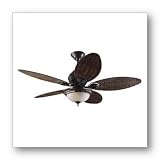 Hunter Ceiling Fans 21647 Caribbean Breeze Fan - Weathered Bronze Indoor Fan 54