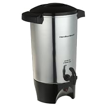 Hamilton Beach 40515 42-Cup Coffee Urn, Silver