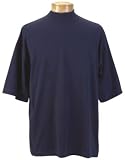 Short-Sleeve Mock T in Navy, Size L