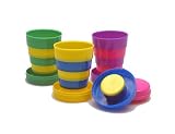 Striped Folding Cups 3 pack travel accessories Striped Folding Cups 3 pack