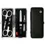 Wusthof Trident 9032 Leather 5-Tool Manicure Set, BLACK