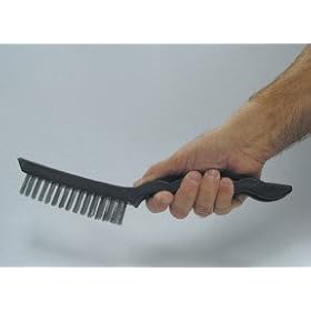 Advanced Tool Design Model ATD-8239 Long Plastic Handle Wire Brush by ATD Tools