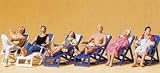 PEOPLE RESTING ON DECK CHAIRS PREISER HO SCALE MODEL TRAIN FIGURES 10437 3128BCLZDkL. SL160 PEOPLE RESTING ON DECK CHAIRS PREISER HO SCALE MODEL TRAIN FIGURES 10437