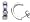 0.80 cts Sapphire Earrings in 18k White Gold LIFETIME WARRANTEE