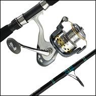 SportingGoods: V55 Reel Outer Banks Outfitters CP30B Rod Spinning Combo