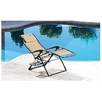 Oversized, Anti-gravity, Suspension Lounger-beige