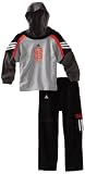 MLB Toddler San Francisco Giants Hooded Layer Top & Pant Set (Heather Grey, 4T)