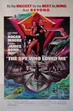 The Spy Who Loved Me 27 X 41 Original Folded Movie Poster 1977