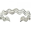 Satisfying Silver Cuff Bracelet-Genuine Sterling Silver 925