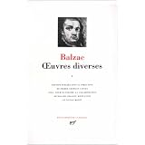 Balzac : Oeuvres diverses, tome 1par Honor� de Balzac