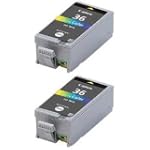 betaInk 2 Pk Compatible Canon CLI-36 Color Printer Ink Cartridges for Canon PIXMA iP100 Mobile, Canon PIXMA Mini260, Canon PIXMA Mini320 w/chip