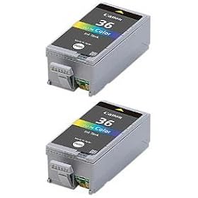 2 Pk Compatible Canon CLI-36 Color Printer Ink Cartridges for Canon PIXMA iP100 Mobile, Canon PIXMA Mini260, Canon PIXMA Mini320 w/chip, SOLD BY betaInk
