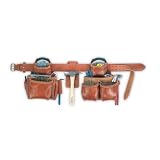Custom Leathercraft 21450 Top-Of-The-Line Pro-Framers Combo System, 18-Pocket, 4 Piece