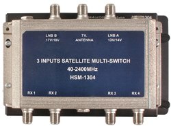 Wired Home WH4SAT 4 Port Satellite Multiswitch