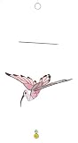 Bird Brain Glass Flapper Flamingo