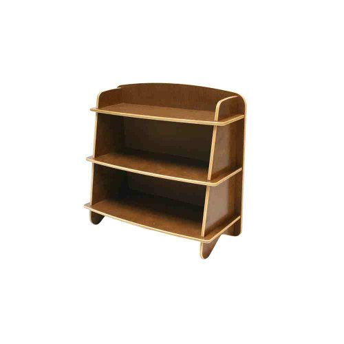 Ecotots Big Kahuna Bookcase, Cocoa