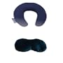 Ultimate Flax Seed Relaxation Kit Includes: Microwaveable Neck Pillow and Contoured Silk Eye Pillow from Relaxation in a Bag