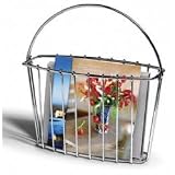 Candem Magazine Rack (Chrome) (18 1/2