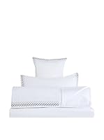 Rivolta Carmignani Juego De Sábanas Sateen 300TC (Blanco/Azul)