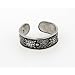 Sterling Silver Blackened Turtle or Tortoise Toe Ring
