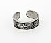 Sterling Silver Blackened Turtle or Tortoise Toe Ring