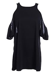 3/4 Sleeves Off the Shoulder Tank  Dress