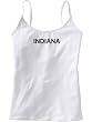INDIANA - State-series - White Women's / Girls Camisole (Girlie / Babydoll)