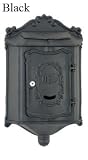 Amco Colonial Wall Mount Locking Mailbox - Black