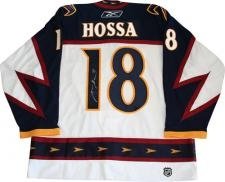 Marian Hossa Autographed/Hand Signed Pro Jersey (Atlanta Thrashers)