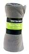 Imperial 50 x 60 Inch Ultra Soft Fleece Throw Blanket - Gray