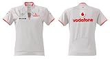 Vodafone McLaren Mercedes Ladies Team T-Shirt in Silver
