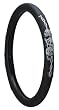 Barbed Wire Skulls Steering Wheel Cover