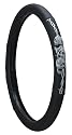 Barbed Wire Skulls Steering Wheel Cover