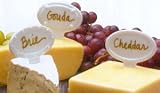 White Porcelain Cheese Labels - RSVP