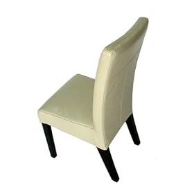 4 PCS set CAPPUCCINO off-White Leather Dining Chairs by Chairs