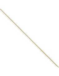 14k Yellow Gold 24in 0.60mm Curb Pendant Necklace Chain. Metal Wt- 1.09g