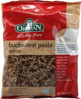 Orgran Gluten Free Buckwheat Pasta Spirals -- 8.8 oz