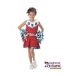CHILD Med 8-10 - CHILD RED Patriotic Cheerleader Costume